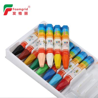 China Write smoothly 24 colors oil pastel non-toxic wax crayons set for kids painting oil drawing pastel for sale