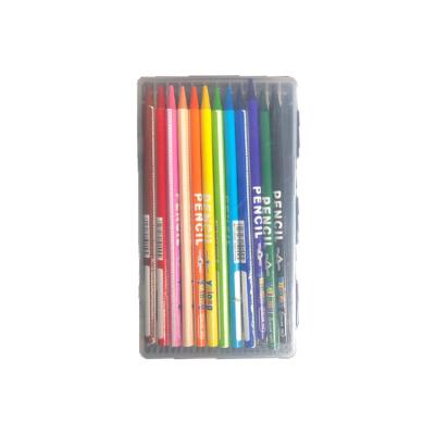 China Write Smoothly 12 Colors Pencil Woodless Set Art Color Pencil Drawing Painting Stationery for sale