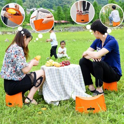 China Carry Bag Plastic Bags Travel Foldable Soft Stools Portable Folding Backpack Stool for sale