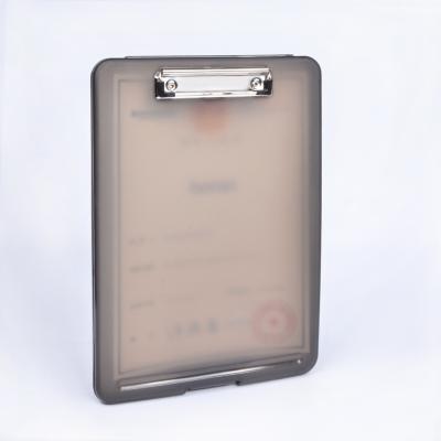 China vigorous & Eco-friendly Plastic A4 Storage Folder Box Document File Folders Clipboard With Storage Case for sale