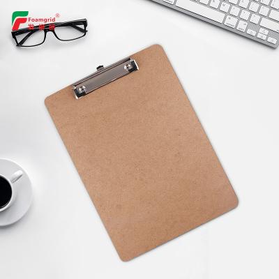 China vigorous & Eco-friendly Fashion A4 Paper Printing Wooden Clipboard For Student Teacher for sale