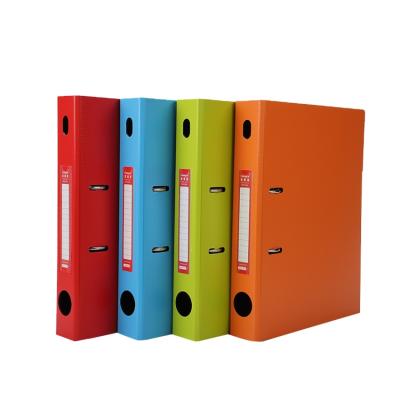 China Low Price Heavy Duty Eco-friendly Foam Plastic PP A4 Ring Binder 50mm Lever Arch Folder With Straight Spine for sale