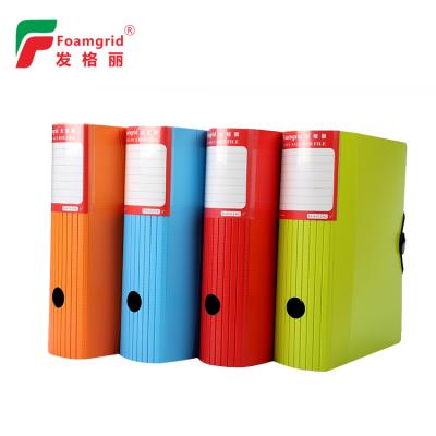 China Wholesale OEM ODM heavy duty office stationery pp foam folder 80 mm lever arch file with round spine for sale