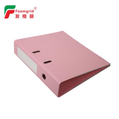 China Heavy duty custom color pvc a4 file lever arch folder with clipboard for sale