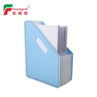 China New Products Plastic Expanding Files 10 Pockets Vertical Rack Heavy Duty Up Expanding File for sale