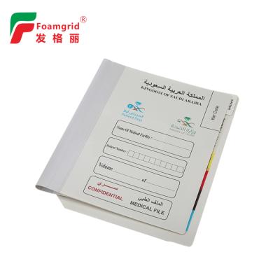 China eco-friendly & Durable China Supplier U Clip Folder With Dividers Plastic Record Folder for sale