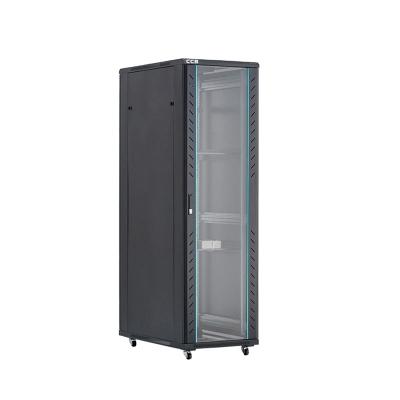 China Easy Maintenance Metal Desktop Network Server Cabinet Concealed Wire Hole Server Cabinet for sale