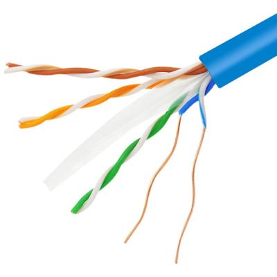 China High Purity Oxygen Free Fiber Optic Cable CAT.6 U-UTP24# Fiber Optic Cable Operating Temperature -20~75 Copper (99.99% Purity) Indoor for sale