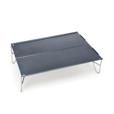 China Wholesale Modern Stainless Steel Aluminum Folding Ultralight Portable Picnic Table for sale