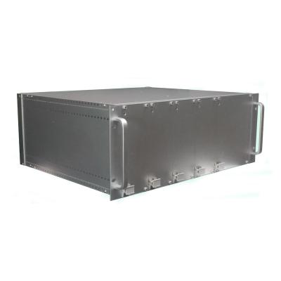 China Aluminum alloy profiles and aluminum alloy sheet 4U sub-rack mounted on 19