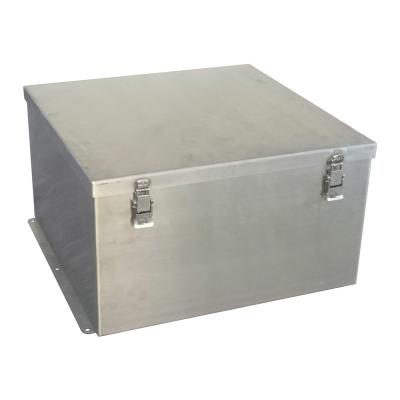 China IP65 High Protection Rainproof High Standard Enclosure Box IP65 Stainless Steel Junction Box S304 Stainless Steel Outdoor Wall Mounted Stainless Steel Metal Box for sale