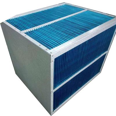 China Adjust indoor temperature air to air heat exchanger the core is made of hydrophilic aluminum foil or epoxy coated aluminum foil for sale