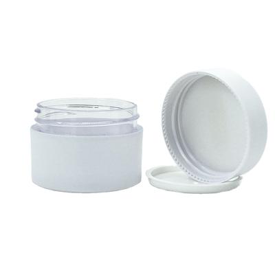 China Skin Care Cream Personal Care Set Frosted Cream Plastic Cosmetic Jar 50g for sale