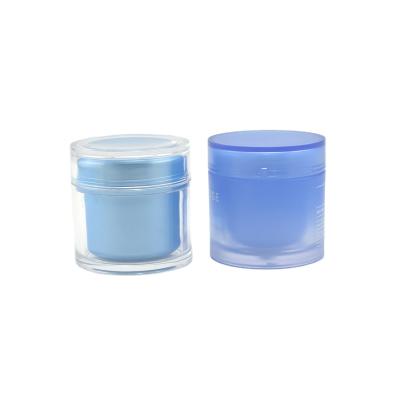 China CLOTHING 80g Cosmetic Acrylic Jar For Face Mask Plastic Cream Jar for sale