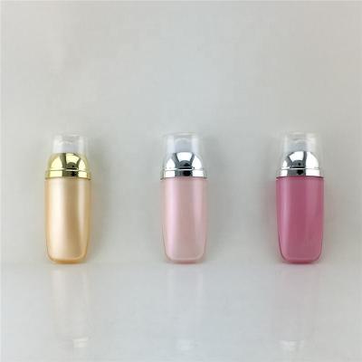 China 30ml 50ml Cosmetic Sun Cream Pump Airless Block Bottle Cosmetic Plastic Bottle for sale