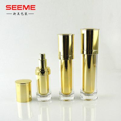 China BEAUTY PACKAGING Zhejiang Plastic Acrylic Airless Bottle 15ml 30ml 50ml 100ml for sale