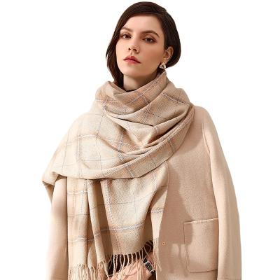 China Fashion Autumn Winter Neck Cashmere Design Women's Warm Scarf Pashmina Shawl And Scarf New Loose Wholesale Luxury Long for sale