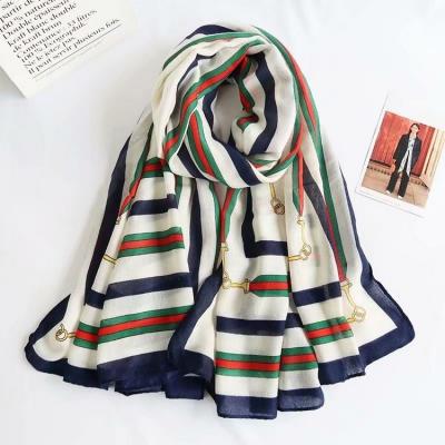 China Fashion good price fashion long cotton and linen head scarf print shawl high quality scarf wholesale for sale