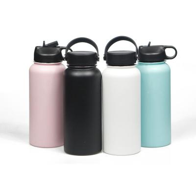 China Food Grade 750ml Sustainable Wall Vacuum Double Flask Insulated Stainless Steel Thermos Water Bottle for sale