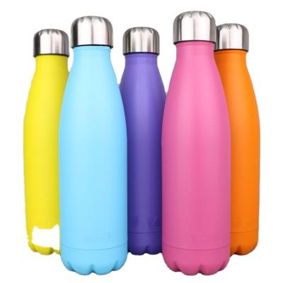 China Vial Coke Viable Water Flask Bottles Double Wall Termo Vacuum Flask Insulated Logo Outdoor Sports Drink Custom Cola Shaped Stainl 18/8 for sale