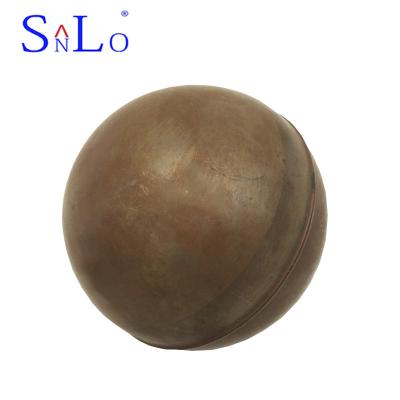 China Round Type Threaded Copper Float Ball Level Gauge Accessories 50*86mm for sale