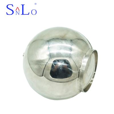 China Durable 40 *10  Copper Tank Float Ball With Handle Customized Temperature for sale