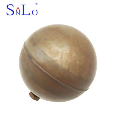 China Large Round Copper Float Ball 103*80 For High Pressure / Temperature Conditions for sale