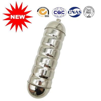 China Inline Type Stainless Steel Float Ball , Oil Level Float With Ring 127*43 MM for sale