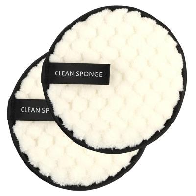 China Soft Washable Private Label Reusable Facial Cleansing Cloth Pads Makeup Remover Makeup Remover Pad for sale