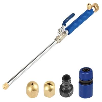 China Car Wash High Pressure Water Gun Residue Free Critical Cleaning / Wand Nozzle Power Metal Spray High Pressure Water Jet for sale