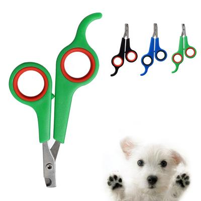 China Viable Professional Pet Cat Dog Paw Toe Nail Scissors Stainless Steel Grooming Nail Scissors for sale