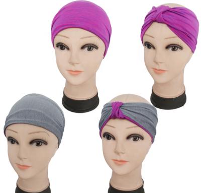 China Quick dry running headband, wide headband bowknot for yoga, multifunctional headband for sale