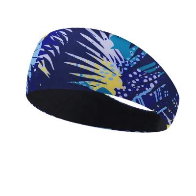 China New arrival forest style blue headbands quick dry, sports headbands wholesale Shenzhen factory for sale