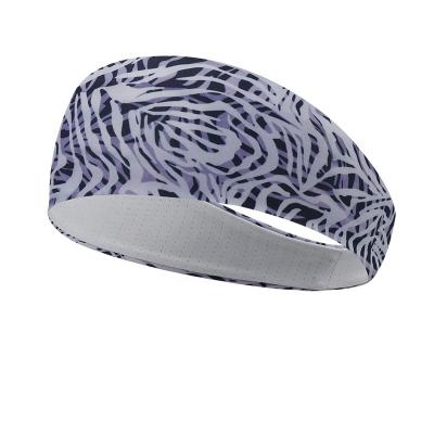 China NEW 2021 fashion quick dry headbands, riding headband, fitness sweatband with OEM design full color printing for sale