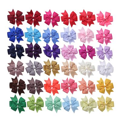 China Hot Selling Hairbow Wholesale Shop For Kids, Professional Handmade Hair Bows Hair Decoration Hair Clip Amazon Amazon Ribbon Factory In China for sale