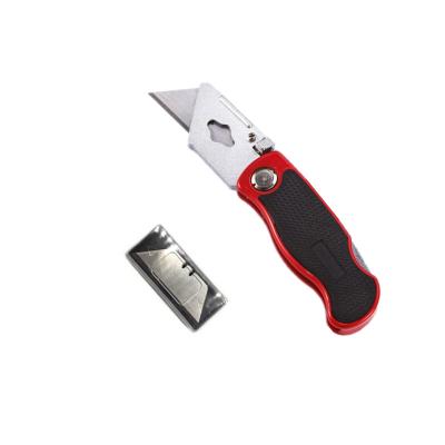 China 5PCS Quick-change Zinc Alloy Folding Utility Blades Folding Knife for sale