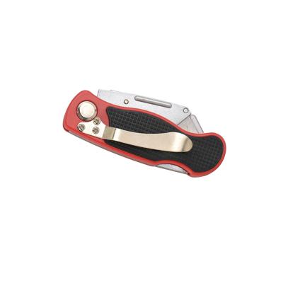 China Professional Quick-Change China Factory TPR Zinc Alloy Quick Change Blades Folding Cutter Utility Pocket Knife for sale