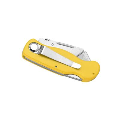 China Safety Professional Aluminum Fast Camping Cutter Box Blade Quick-change Knife Outdoor Folding Cutter for sale