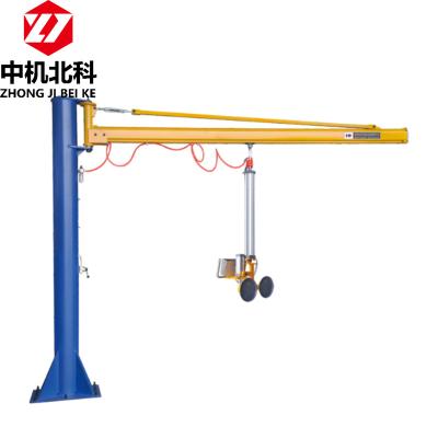 China Building Material Shops Two Four Six Sucker Cups Glass Crane Lifter Loading Equipment Cantilever Loading Tables for sale