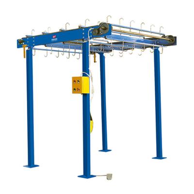 China Aluminum Construction Material Stores Apacer Frame To Hang Conveyor With Mobile Spacer Machine for sale