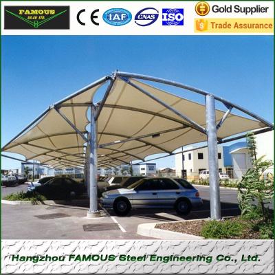 China PVC PVDF PTFE Roofing Membrane Structure for Stadium and Parking Lot HFMS1 for sale