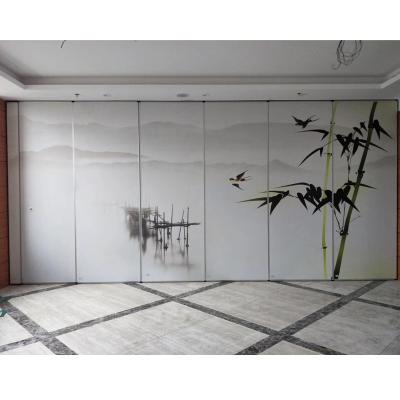 China Traditional Chinese Traditional Folding Sliding Movable Panel Partition Door Movable Soundproof Walls for sale