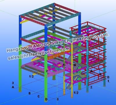 China Workshp light steel structure design with memory calculation for sale