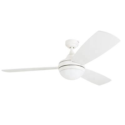 China 13W Cool Wind Modern Household Living Room Dining Room Ceiling Fan White Remote Silent Light 13W for sale