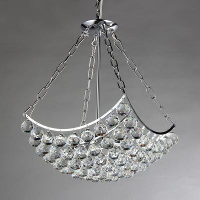 China MODERN CRYSTAL PENDANT LAMP residential CRYSTAL BALL DROP CEILING LIGHTING PROJECT HOTEL BEDROOM DECORATIVE SEMI RECESSED CEILING LAMP for sale