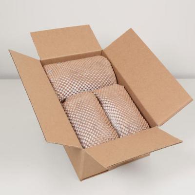 China Kraft Paper 38CM*50M*80GSM Honeycomb Paper Cushion Film For Transport Package for sale