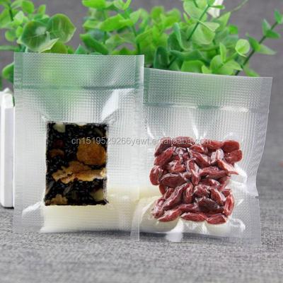 China 20*25Embossing Vacuum Packing Moisture Proof Outdoor Handling Bag To Keep Food Fresh Food Vacuum Sealed Plastic Bag Bag for sale