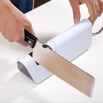 China High quality viable household mini two-step and portable knife sharpener machine automatic electric knife sharpener for kitchen use for sale