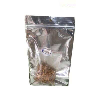 China Single Side Moisture Proof Transparent PE Plastic Zip Lock Poly Zip Lock Sachet Poly Storage Bag Plated Laminated Material Bag for sale