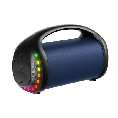 China 2022 Radio Fass Lautsprecher Party Surround Phone Mini Bt Loud Bass Wireless Speaker With RGB LED Light for sale